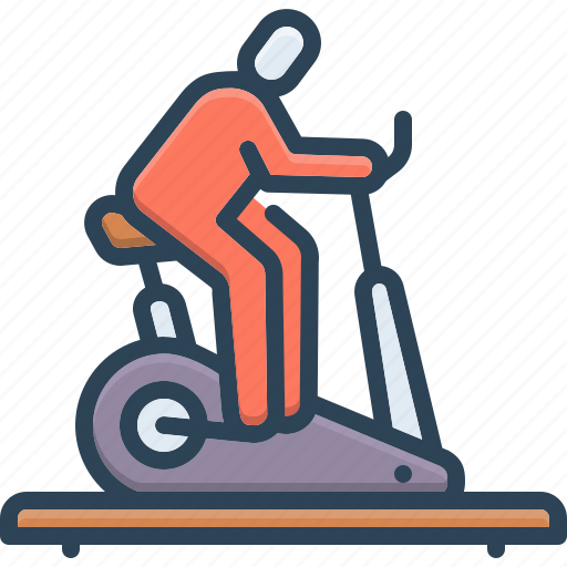 Exercises, workout, cycling, bicycle, fitness, physical activity, exercise matchine icon - Download on Iconfinder