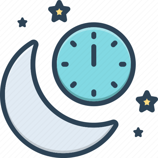 Midnight, darkness, blackness, moon, planet, galaxy, clusters icon - Download on Iconfinder