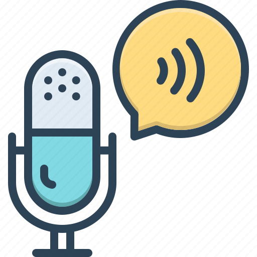 Speaking, mic, studio, voice, bullble, mike, voice bubble icon - Download on Iconfinder