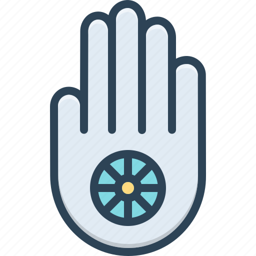 Karma, palm, meditation, destiny, luck, fortune, religion icon - Download on Iconfinder