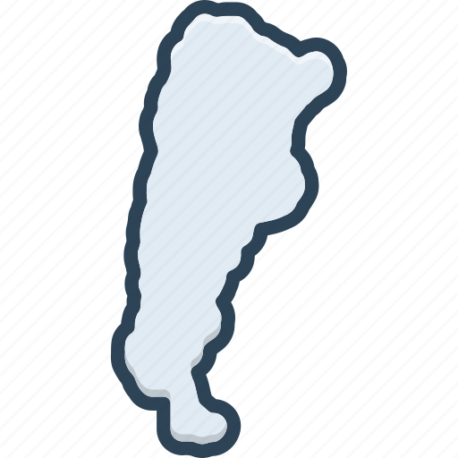 Arg, country, state, map, border, realm, hull shape icon - Download on Iconfinder
