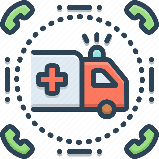 Ambulance, emergencies, exigency, necessity, paramedic, rescue, transportation icon - Download on Iconfinder
