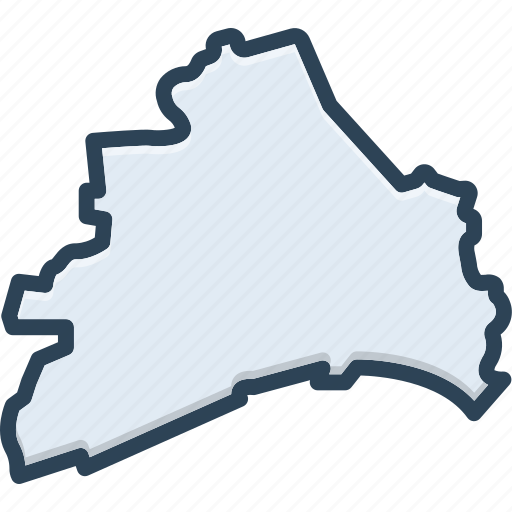 Hullshape, blank, district, empty, map, border icon - Download on Iconfinder