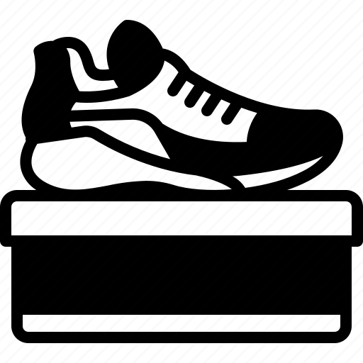 Footwear, shoes, boots, brogue, sneakers, sport shoes, box icon - Download on Iconfinder
