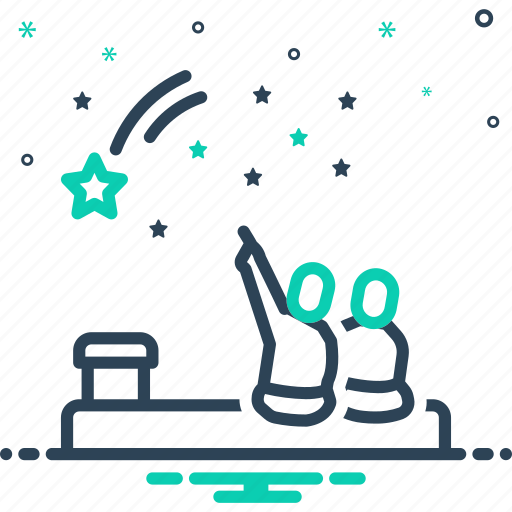 Wishes, bolide, desire, meteorite, meteor shower, shooting star, dreaming icon - Download on Iconfinder