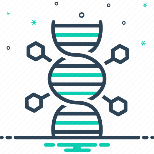 Genes, heredity, dna, helix, chromosome, spiral, genetic code icon - Download on Iconfinder
