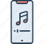 song, music, listen, lyrics, chanson, musical, mobile, audio player 