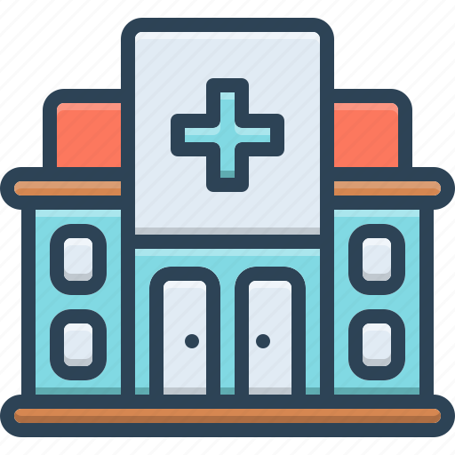 Clinics, hospital, dispensary, medical, treatment, healthcare, surgery center icon - Download on Iconfinder