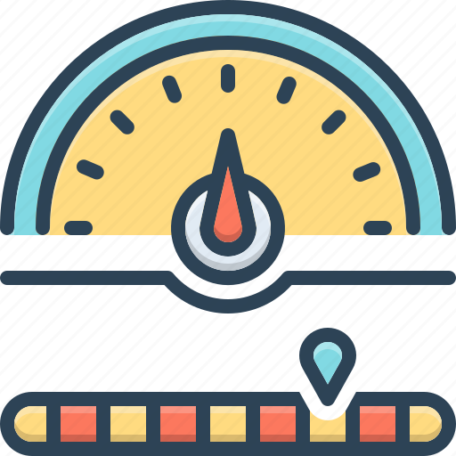 Meter, speedometer, full, tachometer, indicator, panel, performance icon - Download on Iconfinder