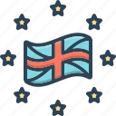 british, london, england, waving, uk, flag, country, united kingdom
