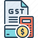 gst, card, calculate, financial, taxation, government, taxpayer, service tax