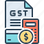 gst, card, calculate, financial, taxation, government, taxpayer, service tax 