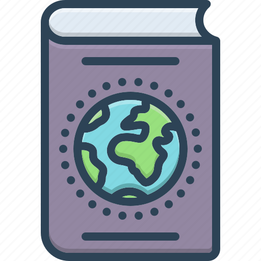 Atlas, booklet, dictionary, publication, guidebook, catalogue, geography icon - Download on Iconfinder