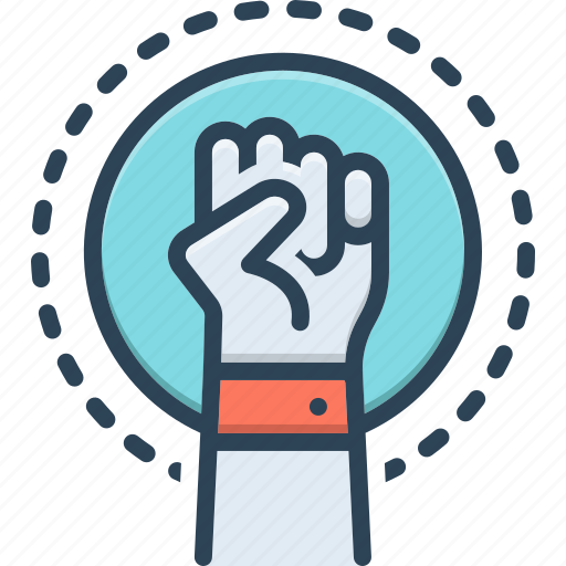 Fisting, strike, fisticuff, proletarian, fist, protest, clenched fist icon - Download on Iconfinder