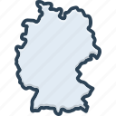 german, map, atlas, country, europe, germany, european, bavaria
