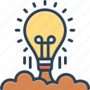 idea, concept, scheme, solution, suggestion, thought, lightbulb, recommendation
