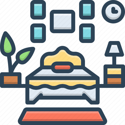 Rooms, cabin, chamber, lodging, shelter, furniture, bedroom icon - Download on Iconfinder