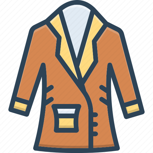 Coat, cloth, garment, jacket, surtout, attire, overcoat icon - Download on Iconfinder