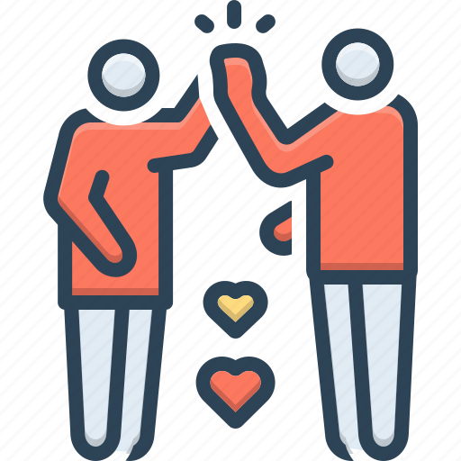 Associated, related, connected, love, respective, clap, latchkey icon - Download on Iconfinder
