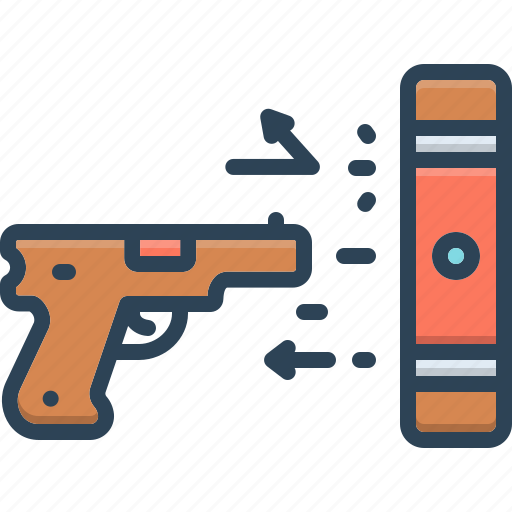 Defense, safeguard, defensive, weapon, gun, shot, revolver icon - Download on Iconfinder