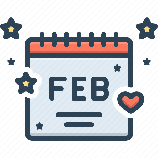 Feb, month, calendar, february, schedule, reminder, deadline icon - Download on Iconfinder