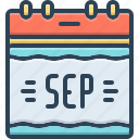 sep, calendar, date, month, september, reminder, yearly, organizer