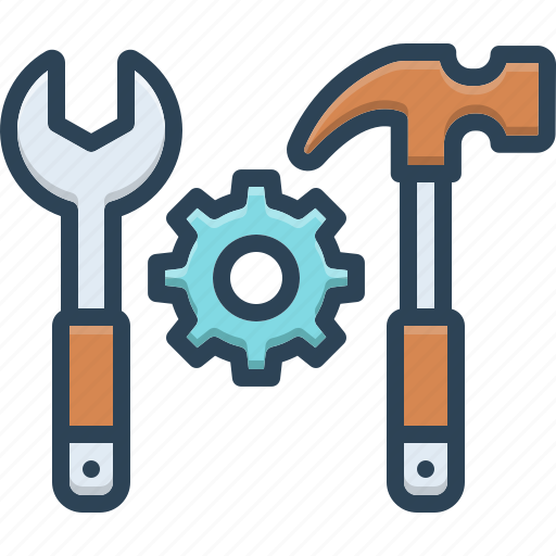 Tool, equipment, instrument, fixings, wrench, hammer, hardware icon - Download on Iconfinder