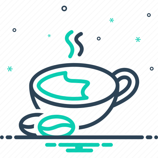 Brown, coffee, beverage, tea, caffeine, refreshment, cappuccino icon - Download on Iconfinder