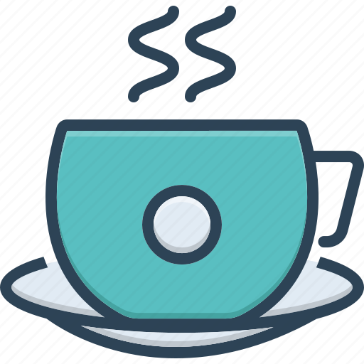Beverage, caffeine, cup, drink, plate, refreshment, tea icon - Download on Iconfinder