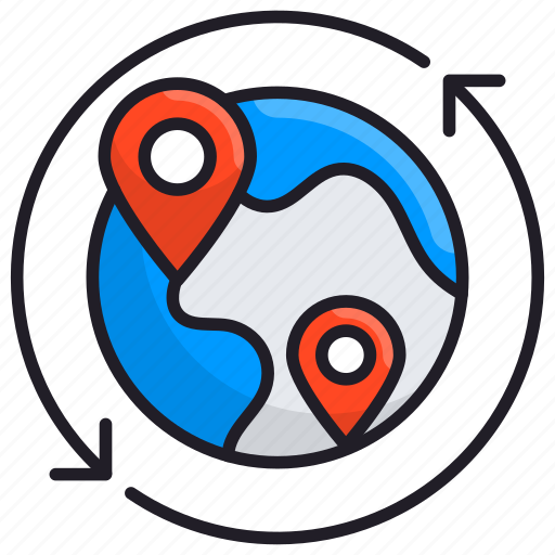 Location, navigation, communication, map, direction icon - Download on Iconfinder