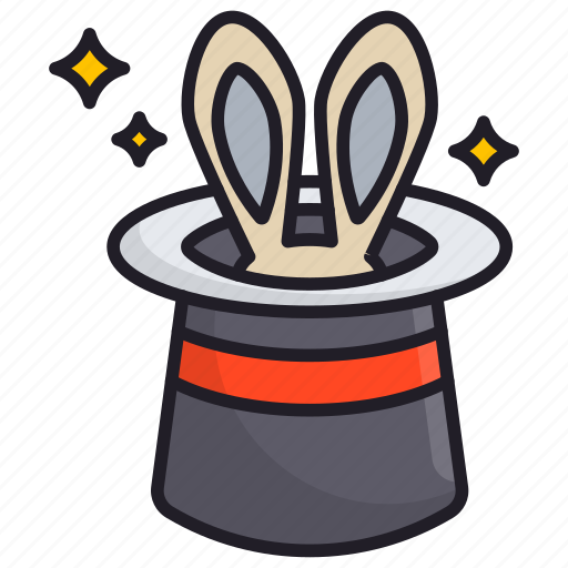 Cartoon, performance, rabbit, bunny, surprise icon - Download on Iconfinder