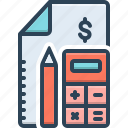 account, accounting, calculation, calculator, description, finance, receipt