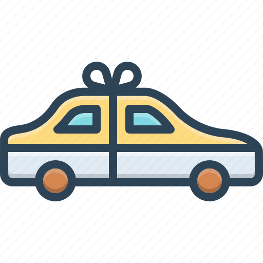Car, exclusively, gift, just, merely, new, newlywed icon - Download on Iconfinder