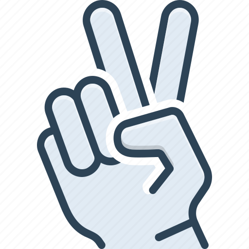 Conquest, gesture, hand showing, peace, success, triumph, victory icon - Download on Iconfinder