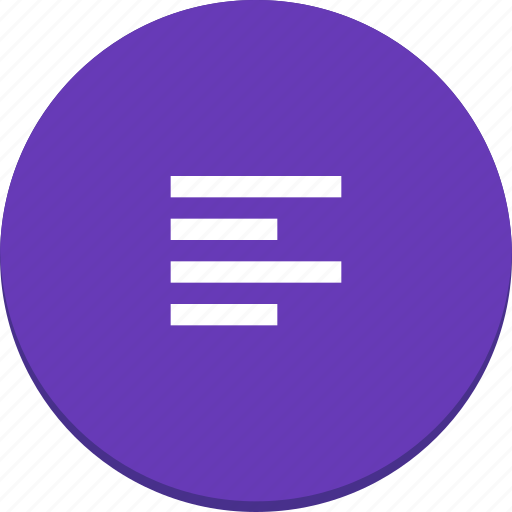Align, edit, left, text, document, material design icon - Download on Iconfinder