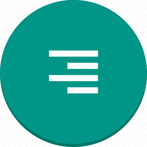 Align, edit, right, text, document, material design icon - Download on Iconfinder
