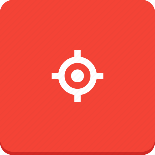 Bullseye, gun, material design, target icon - Download on Iconfinder