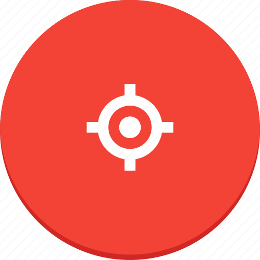 Gun, target, material design, bullseye icon - Download on Iconfinder