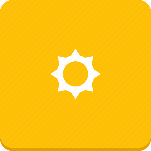 Forecast, material design, sun, sunny, weather icon - Download on Iconfinder
