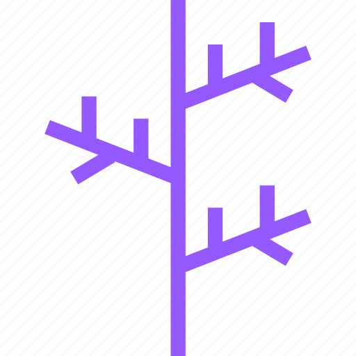 Branch, forest, lines, nature, ornament, purple, tree icon - Download on Iconfinder