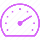 dashboard, gauge, instrument, levels, measuring, numbers, purple, speed, tool