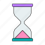 hourglass, cursor, wait, countdown, interface 