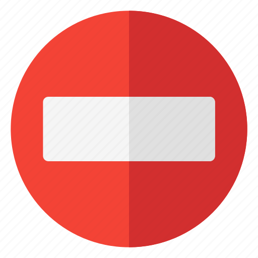 Entry, forbidden, no, road, traffic icon - Download on Iconfinder