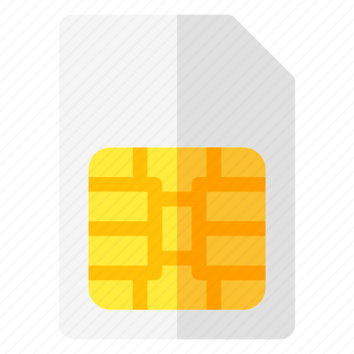 Card, communication, mobile, phone, sim icon - Download on Iconfinder
