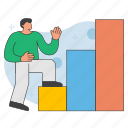 professional, business, people, ranking, growth, step, graph, finance 