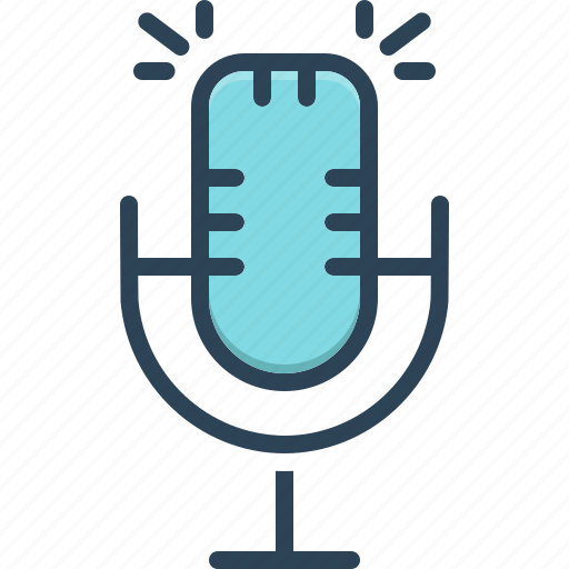 Microphone, mike, performance, resonator, speaker, vintage, voice icon - Download on Iconfinder