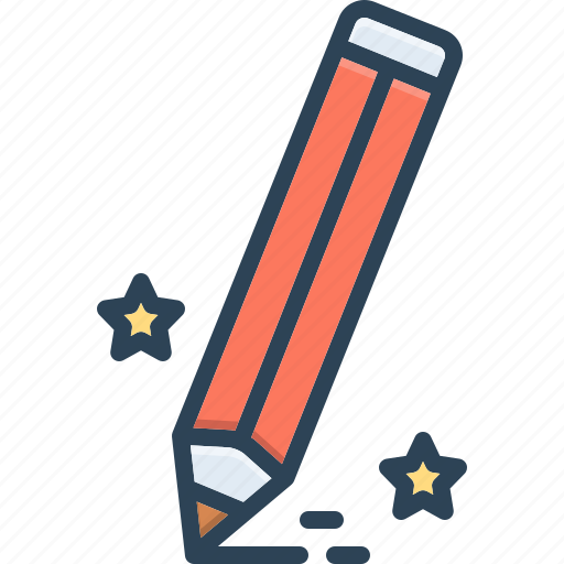 Edit, object, pen, pencil, school, stationery, writer icon - Download on Iconfinder