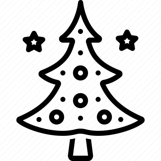Celebration, christmas tree, decoration, evergreen, holiday, merry, winter icon - Download on Iconfinder