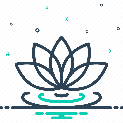 Bouquet, floral, flower, lotus, lotus flower, meditation, spa icon - Download on Iconfinder