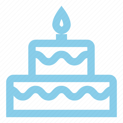 Anniversary, birthday, cake, candle icon - Download on Iconfinder